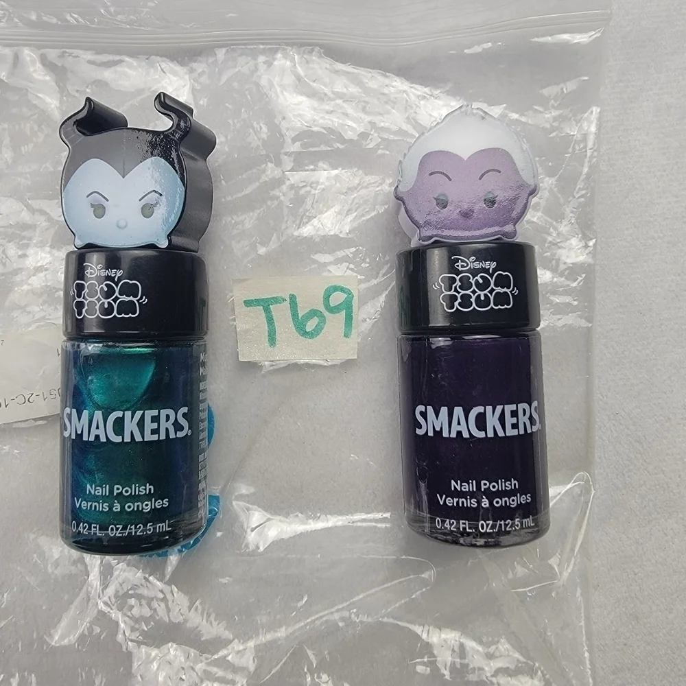 NWOT Disney Tsum Tsum mistress of evil and sorceress of the sea nail polish - Picture 5 of 5